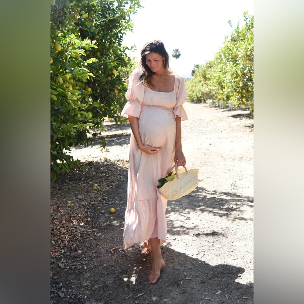 Beachwood Baby Deia Dress in Blush